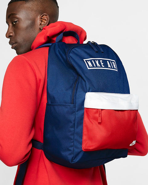 nike blue and red backpack